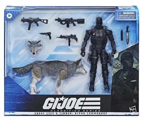 Hasbro G.I. Joe Classified Series Snake Eyes and Timber: Alpha Commando #30 New Cover