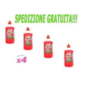 ALCOOL ETILICO 90° PROFUMATO ELEVATA QUALITA' 500ml - 4pz SPEDIZIONE GRATUITA! - Foto 1 di 3