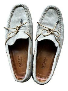 Richards Selaria Gray Slip on Suede Loafer sz 7 Euro 39 - Picture 1 of 5