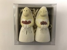 Topper per torte Feste Matrimonio Donna & Signora 6 cm (sposa e sposa)