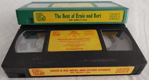 Vintage VHS Sesame Street 2X Best of Bert Ernie - Ernie's Big Mess... #20167 - Imagen 1 de 3