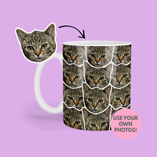 Personalised cat photo mug - Cat mug - custom cat photo mug - cat lover gift