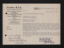 ISERLOHN, Brief 1940, Stader & Co. KG Immobilien Hypotheken Beteiligungs-Vermitt