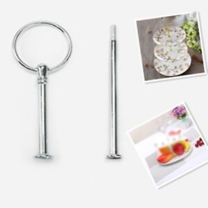 1*Plate Stand  Layers Cake Handle Fitting Hardware Rod Gold Silver Accessories
