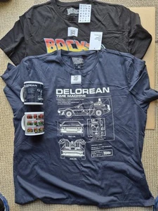 Job Lot Back To The Future T-Shirts and Mugs / Cups - unused - Picture 1 of 1