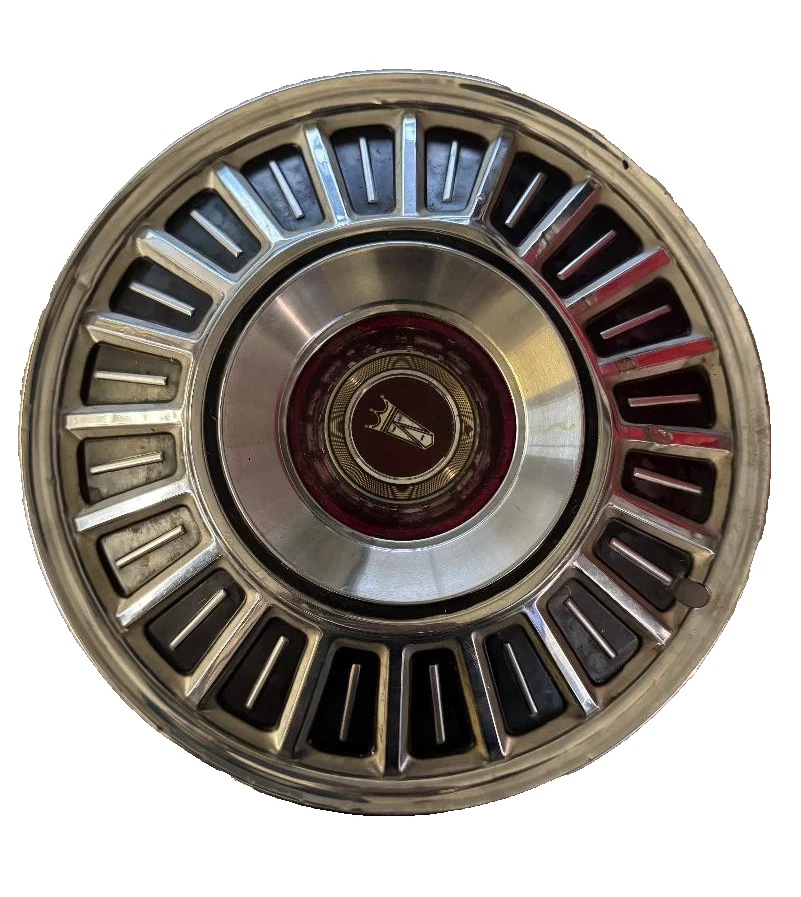 X1 DE COLECCIÓN 1967-1972 FORD GALAXIE LTD TAPACUBOS CUBIERTA DE RUEDA TAPA CENTRAL TIENE DESGASTE Foto 1 de 4