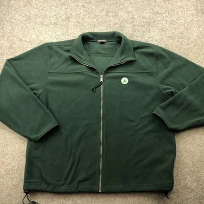 Chaqueta Antigua De Colección Para Hombre Grande Trébol Verde Celtics Cremallera Completa Vellón Foto 1 de 4