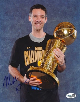 Mark Daigneault Signed 8x10 Photo JSA COA Oklahoma City Thunder Trophy Shot - Image 1 of 2