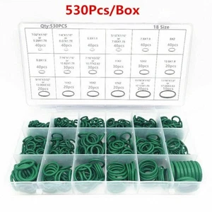 Kits O-Ring Seal W/torage Box Replacement 18 Sizes Spare 530Pcs Accessorie - Picture 1 of 12