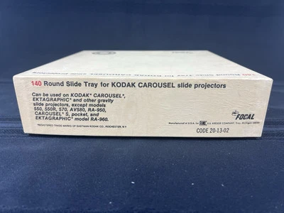Kodak Focal Carousel 140 Slide Tray In Original Box - Image 1 of 4