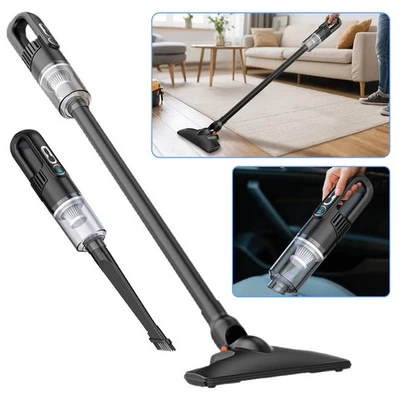 Multifunctional Handheld Vacuum Cleaner Floor Car USB Rechargeable Bagless - Image 1 of 4