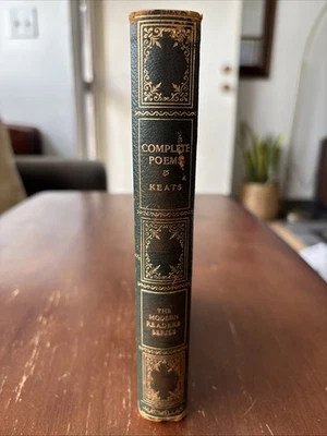 Vintage 1927 HC Complete Poetry of John Keats Modern Readers Series Macmillan - Image 1 of 4