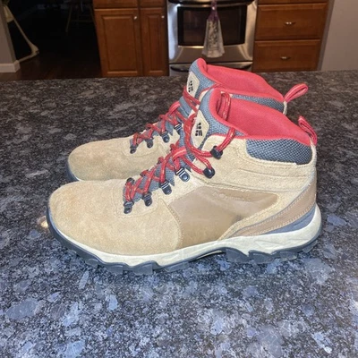 Columbia Men's Newton Ridge Sz 11 Hiking Boots Brown Lace Up BM2812 Waterproof - Image 1 of 4