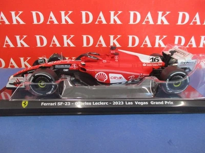 Die cast 1/24 Modellino Auto F1 Ferrari SF-23 Las Vegas GP 2023 C. Leclerc - Immagine 1 di 4