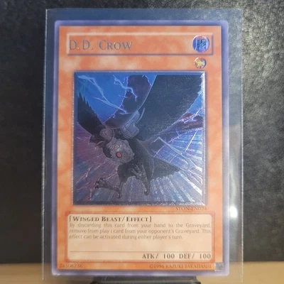 Yugioh Card D.D. Crow STON-EN024 Ultimate Rare Unltd - Cleanest copy on ebay! - Image 1 of 4
