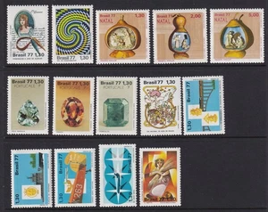 Brasilien postfrische Briefmarken Sc#1532-1544,1549 postfrisch - Bild 1 von 1