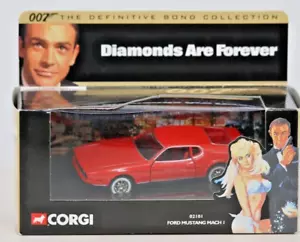 JAMES BOND 007: Corgi "Diamonds Are Forever" Ford Mustang Mach 1 #02101 NEW - Picture 1 of 11