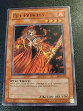 YUGIOH! 1-FIRE PRINCESS-SUPER RARE-LON-034