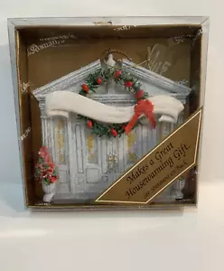 Casa Roman Inc Vintage Amigo Adorno Doble Puertas Cinta Corona Flores - Imagen 1 de 10