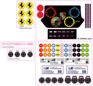 Pegatinas personalizadas Porsche PE GT2 PRO + logotipos Ferrari - Imagen 1 de 1