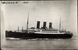 SS Caledonia Steamer, Ship, Anchor Line; Sunk 1940; Postally Unused, Near Mint - Picture 1 of 2