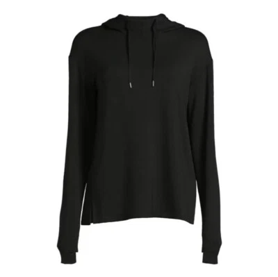 Athletic Works Women's French Terry Mock Neck Hoodie, Black Size XXXL(22) - Image 1 of 4