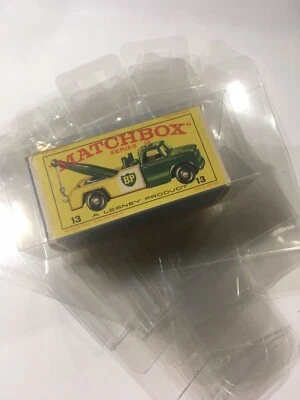 Matchbox Lesney 10 Clear Plastic Storage Boxes For Your Original Matchbox Boxes - Image 1 of 4