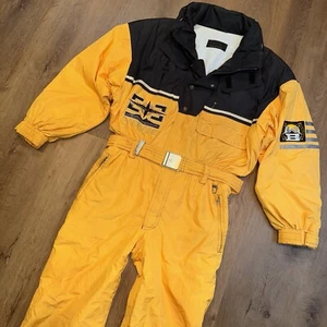 Bogner Ski Suit Mens Snowsuit One Piece Snow Bib Northwest Passage Vtg Medium 40 - Picture 1 of 23