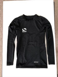 NWOT Sondico Optivent Girls (10) Black Active Wear L/Sleeve Fitted Pullover - Picture 1 of 5