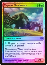 Vagrant Plowbeasts FOIL Conflux NM White Green Uncommon MAGIC CARD ABUGames