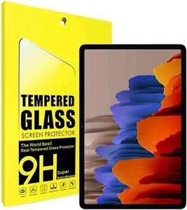 For Samsung Galaxy Tab S7+ 12.4-inch Tempered Glass Screen Protector - Picture 1 of 12