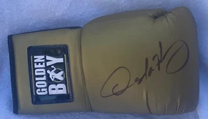 OSCAR DE LA HOYA SIGNED AUTO'D GOLDEN BOY BOXING GLOVE BAS COA WBC CHAMP HOF B - Picture 1 of 4
