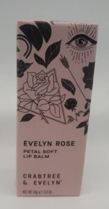 CRABTREE & EVELYN Evelyn Rose Petal Soft Lip Balm .3oz - Picture 1 of 2