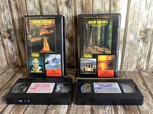 GRAND CANYON & MUIR WOODS USA VHS VIDEO TAPES TELLY SAVALAS - PAL  - Picture 1 of 5