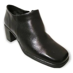 CHADWICK'S Fashion Ankle Boot Chocolate Brown 2" Heel Size 5.5 M Side Zip LADIES - Picture 1 of 9