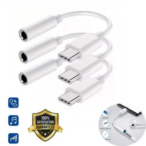 Type C USB-C Adapter to 3.5mm Aux Jack Headphone for Samsung/iPhone16 Pro/Honor - Picture 1 of 15