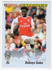 2018/19 BUKAYO SAKA SC CARDS SC2019 BLUE ROOKIE TOP PROSPECTS #06/20 ARSENAL  nc