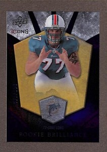 2008 Upper Deck Icons #RB2 Jake Long Rookie Brilliance Blue Rookie /250