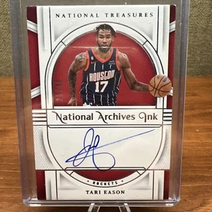2023-24 National Treasures Archives Ink Tari Eason Auto /49 Rockets - Picture 1 of 2