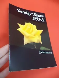 JOHN SANDAY ROSES 1980-81 old vintage plant gardening catalogue MALMESBURY book - Imagen 1 de 3
