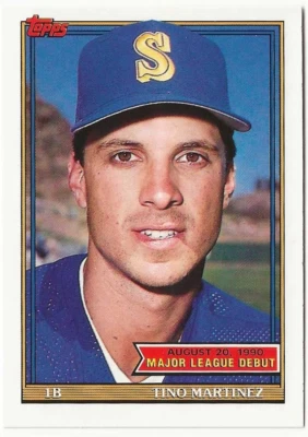 1990-91 Topps Major League Debut 1990 - Tino Martinez #99 (RC) - Image 1 of 2