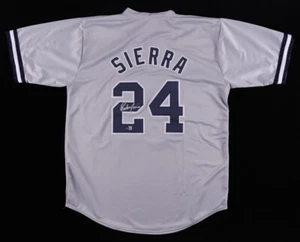 Ruben Sierra Signed "El Caballo" Jersey (Beckett Hologram) New York Yankees - Picture 1 of 3