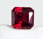 Certified 15.00 Ct Natural Beautiful Burma Red Ruby Asscher Cut Loose Gemstone