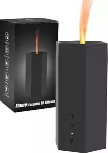 Essential Oil Diffuser with Flame Light, Rechargeable Portable Aromatherapy Diff - Picture 1 of 5