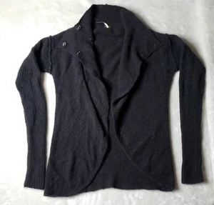 Cárdigan suéter ligero Free People XS gris carbón mezcla lana alpaca - Imagen 1 de 11