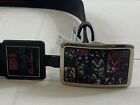 Kiss Band Faces Army Belt By Robert Graham Black Genuine Leather Size 34 $98 NWT