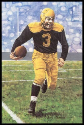 Tony Canadeo 1991 Goal Line Hall of Fame Art Collection #65 /5000 Packers - Image 1 of 2