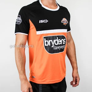 Wests Tigers 2018 NRL Mens Graphite/Black Training Tee (Sizes S - 2XL) - Picture 1 of 4