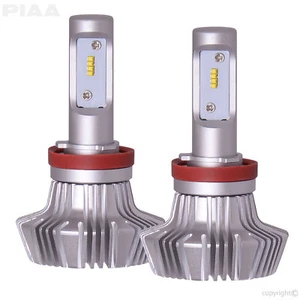 PIAA H8 Platinum Brilliant White LED Headlight Light Bulbs Plug & Play SET New - Picture 1 of 4