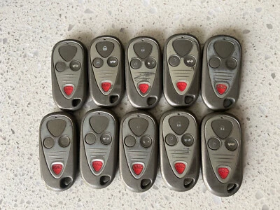  LOTE DE 10 MANDOS A DISTANCIA ACURA 2004-2008 TL TSX 4 BOTONES OUCG8D-387H-A MEMORIA 1 OEM Foto 1 de 4